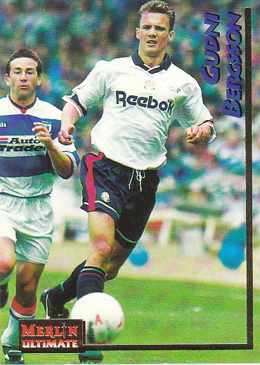 Gudni Bergsson Bolton Wanderers 1995/96 Merlin Ultimate #47